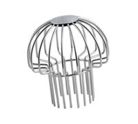 ＡＷＨＡＯ Grille de Protection pour Gouttière, Protection de Gouttière en Acier Inoxydable, Filtre de Descente, Maille Serrée Anti-Débris, Couvercle de Drainage pour Toit et Balcon, 65mm à 75mm