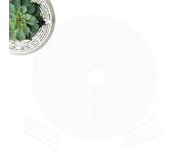 Grille de protection pour pot de fleurs - couverture végétale universelle contre les chats, couverture de jardinière en plastique flexible pouvant être coupée | Protection racines, anti-pollution, pro