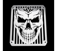 Grille de protection pour radiateur de moto en forme de tête de mort pour Kawasaki Vulcan, VN400, VN800, VN 400, chromé