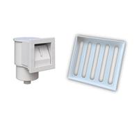 Grille de protection pour skimmer de piscine compatible avec skimmer Steinbach de 140 x 148 mm