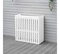 Grille de protection pour unité de climatisation extérieure - Housse de condensateur d'air toutes saisons et clôture d'intimité Sn pour unités centrales de climatisation, solution de protection