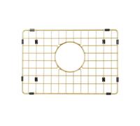 Grille de protection pour vier de cuisine Starstar en acier inoxydable 304, couleur or mat (14 x 11)