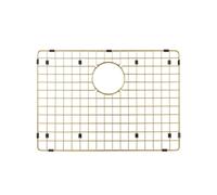Grille de protection pour vier de cuisine Starstar en acier inoxydable 304, couleur or mat (17,75 L x 14,75 l)