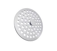 Grille de Protection Ronde en Acier Inoxydable pour évacuation, Couvercle d'évacuation en Acier Inoxydable pour Douche, Grille Robuste empêchant Les bouches d'égout de se Boucher(10 cm)