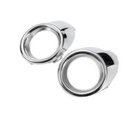 Grille de radiateur avant Pour Pour Fiesta 2009 2010 2011 2012 Couvercle Phare Antibrouillard Garniture Phare Antibrouillard Avant Chromée Couvre-feux Antibrouillard