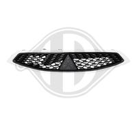 Grille De Radiateur Chromée Noire Pour Mitsubishi Mirage/Space