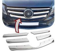 Grille de radiateur en acier inoxydable bandes chromées pour Mercedes Vito W447 2014-2019