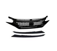 Grille De Radiateur Filet De Calandre Course Pour Civic 10e Génération 2016 - 2021, Séparateur De Grille De Voiture, Pare-choc Supérieur, Grilles En Maille Grille Avant(19-20 Type 2)