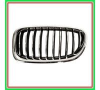 Grille de radiateur gauche chromée-chrome-noire - Mod Luxury Line - Basis BMW Si
