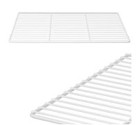 Grille de rayonnage pour armoires refrigerees-congelateurs GN 2 1 acier blanc Hendi 801888 +