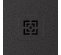 Grille de receveur de douche Nilo couleur Noir