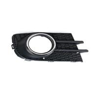 Grille de rechange à double lattes pour VW Tiguan 2012 2013 2014-2018 5N0853666 5N0853665 - Cadre de phare antibrouillard avant (noir-1 paire) (argenté/droite)