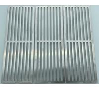 Grille de rechange en acier inoxydable V2A 1.4301 pour barbecue Char-Broil Professional PRO S2 + Core B2 + Landmann Triton PTS 2.0 + Triton maxX PTS 2.0/3 grilles de 160 x 440 mm = 480 x 440 x 5-5,2