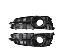 Grille de rechange en maille pour pare-chocs avant de voiture A6 S6 2016 2017 2018 Racing avec grille avant sport ACC (chrome avec acc) (fibre de carbone, 4 pièces)