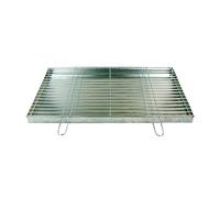 Grille de rechange pour barbecue avec bac à cendres 100 x 40 cm