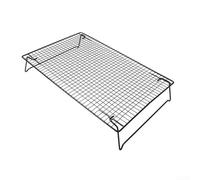 Grille de refroidissement avec pieds pliables pour rôtir, sécher, griller et même refroidir les cookies, gâteaux, viandes et fruits (1 pièce)