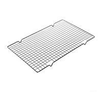 Grille de refroidissement de cuisine en métal pour rôtir au four, rôtir, biscuits, plat en acier inoxydable, plusieurs tailles disponibles (40,5 x 25,5 cm)