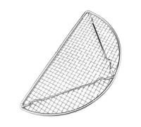 Grille de refroidissement de cuisson - Support en fil d'acier de 28 cm, grille antiadhésive résistante à la chaleur | Feuille de demi-cercle pour décoration de pain, de gâteaux, de grillades, de chefs