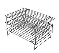 Grille de Refroidissement Empilable 36 × 26 × 6, en Acier Inoxydable, Plateau de Cuisson Antiadhésif pour Gâteau et Pain