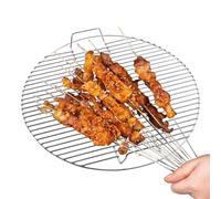 Grille de refroidissement empilable - Grille métallique multifonction en acier inoxydable pour rôtir et cuire au barbecue