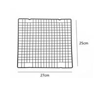 Grille de refroidissement en acier inoxydable, 2 tailles, plateau simple, pour biscuits, pain, gâteaux, Barbecue, ustensiles ménagers