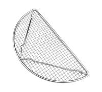 Grille de refroidissement en acier inoxydable | Grille de cuisson en acier inoxydable - Antiadhésive, passe au lave-vaisselle, facile à nettoyer - Support de cuisson demi-cercle pour cuisine de chef