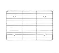 Grille de refroidissement en acier inoxydable, maille robuste pour barbecue extérieur, grille de cuisson avec évacuation de graisse, filet séparateur d'huile pour rôtir au four, grille de barbecue