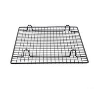 Grille de refroidissement en métal pour cuisson au four Noir 27,5 x 25,5 cm Plateau métallique pour cuisine (26 x 23 cm)
