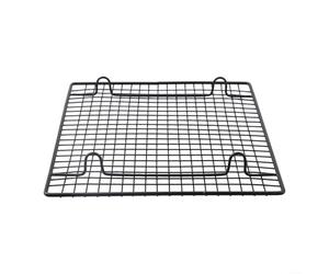 Grille de refroidissement en métal pour cuisson au four Noir 27,5 x 25,5 cm Plateau métallique pour cuisine (26 x 23 cm)