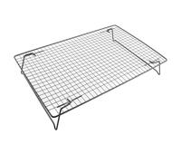 Grille de refroidissement, grille de refroidissement pour gril de four 43x28x7 cm, grille de cuisson en fer, grille de séchage pour pain, biscuits, gâteaux, séchage(Noir) (Black)