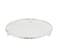 Grille de refroidissement ronde de qualité professionnelle fabriquée en acier inoxydable 201 pour four, grill, rôtir, séchage à la vapeur, drainage et circulation de l'air (180 mm)