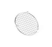 Grille de refroidissement ronde en acier inoxydable avec pieds de 16,5 cm, grille multifonction pour friteuse à air et four