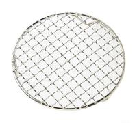 Grille de refroidissement ronde en acier inoxydable - four et grille cuisson antirouille avec bords lisses for plaque gril(33cm)