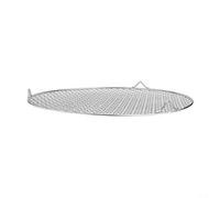 Grille de refroidissement ronde, grille de cuisson en fil d'acier inoxydable 201 pour griller et refroidir, 1 8 mm d'épaisseur, design stable avec trois pieds, parfaite pour barbecue et four (35 cm)