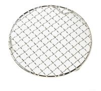 Grille de refroidissement ronde multifonction en acier inoxydable 201 avec trois pieds pour four de cuisine, rôtir, égoutter, tartes, gâteaux, pizzas, 13 à 35 cm de diamètre (33 cm)
