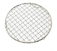 Grille de refroidissement ronde multifonction en acier inoxydable 201 avec trois pieds pour four de cuisine, rôtir, égoutter, tartes, gâteaux, pizzas, 13 à 35 cm de diamètre (27 cm)