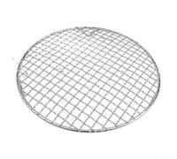 Grille de refroidissement ronde robuste en acier inoxydable 201 pour barbecue et rôtissoire (26 cm)