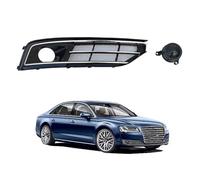 Grille de remplacement pour phare antibrouillard avant pour Audi A8 W12 2014-2017 with ACC, Finition décorative pour pare-chocs,Left