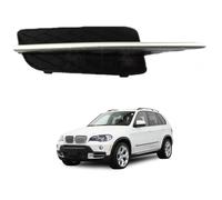 Grille de remplacement pour phare antibrouillard avant pour BMW X5 E70 2007-2009 51117159593 51117159594, Finition décorative pour pare-chocs,Right