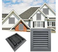 Grille De Reprise Dair Décorative en Aluminium avec Filtre pour Mur/Plafond - Couvercle De Ventilation pour Maison, Bureau, Chambre Et Abri De Jardin - Solution De Gray 24x24in