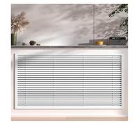 Grille de Reprise d'air en Aluminium Blanc - Couvercle d'aération métallique 150 x 150 mm pour Salle de Bain, Cuisine, Placard et Grenier - Accessoire de Remplacement décoratif pour Grille d