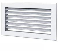 Grille de reprise en aluminium verni blanc - rAL9016 1000 x 200