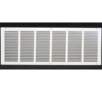 Grille de retour 30 x 10 - Flux d'air facile - face plate estampée par Metal-Fab