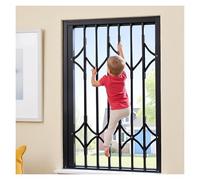 Grille de sécurité anti-effraction, barres de sécurité pliables for fenêtres, for maison, bureau, sous-sol, loft, prévention des cambriolages.(W110xH160cm(44x63in))