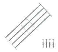 vidaXL Grille de sécurité réglable pour fenêtres 1000-1500 mm avec 2 barres
