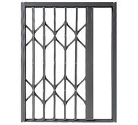 Grille de sécurité extensible pour fenêtre - Dissuasion contre les cambrioleurs intérieurs pour portes coulissantes et balcons, solution de sécurité pour les hôtels et les écoles