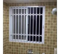 Grille de sécurité rétractable pour fenêtre - Barres de protection anti-effraction pliables pour la sécurité des enfants et de la maison