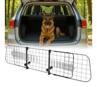 Lescars Grille de séparation de coffre réglable pour chien