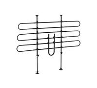 Grille de séparation extensible voiture barrière de sécurité barre réglable pour chien acier noir
