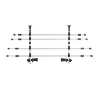 Grille De Separation Voiture - Largeur- 105?172cm Hauteur- 46?60cm Argent Noir Trixie